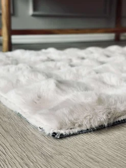 Gulvtæppe Plys - 60x90 Beige