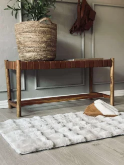 Gulvtæppe Plys - 60x90 Beige