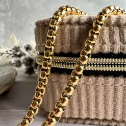 Halskæde Aleandre 18k forgyldt - 59cm