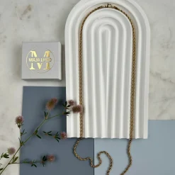 Halskæde Alina 18k forgyldt Vandfast