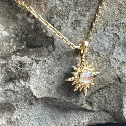 Halskæde Amanda 18K forgyldt sterling sølv