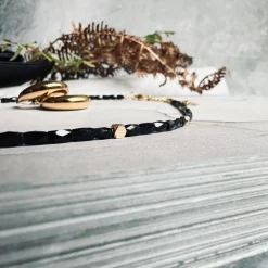 Halskæde Aurona - Sort