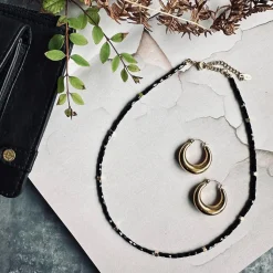 Halskæde Aurona - Sort