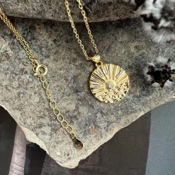 Halskæde Becky 18K forgyldt