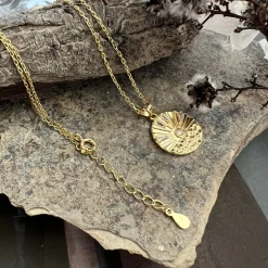 Halskæde Becky 18K forgyldt