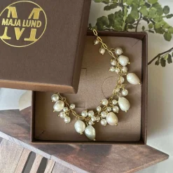 Halskæde Cille - med perlemix