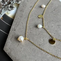 Halskæde Darcy 18k forgyldt Sterling sølv