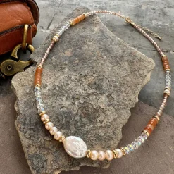 Halskæde Dolly 18K forgyldt