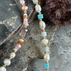 Halskæde Eloise 18K forgyldt