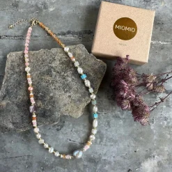 Halskæde Eloise 18K forgyldt