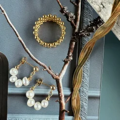 Halskæde Faith 18k forgyldt – Vandfast