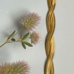 Halskæde Faith 18k forgyldt – Vandfast