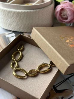 Halskæde GIO - Vandfast - Forgyldt