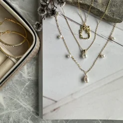 Halskæde Joanna 18K forgyldt Sterling Silver