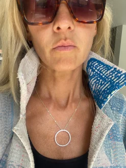 Halskæde Kendal - rhodium belagt