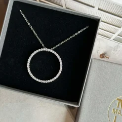 Halskæde Kendal - rhodium belagt