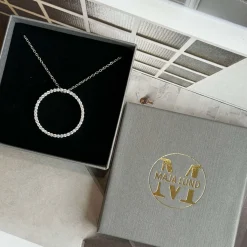 Halskæde Kendal - rhodium belagt