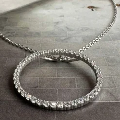 Halskæde Kendal - rhodium belagt