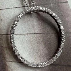 Halskæde Kendal - rhodium belagt