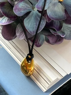 Halskæde Kenya forgyldt