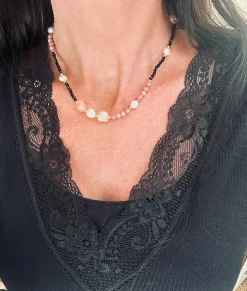 Halskæde Kimmie m. Ferskvandsperler