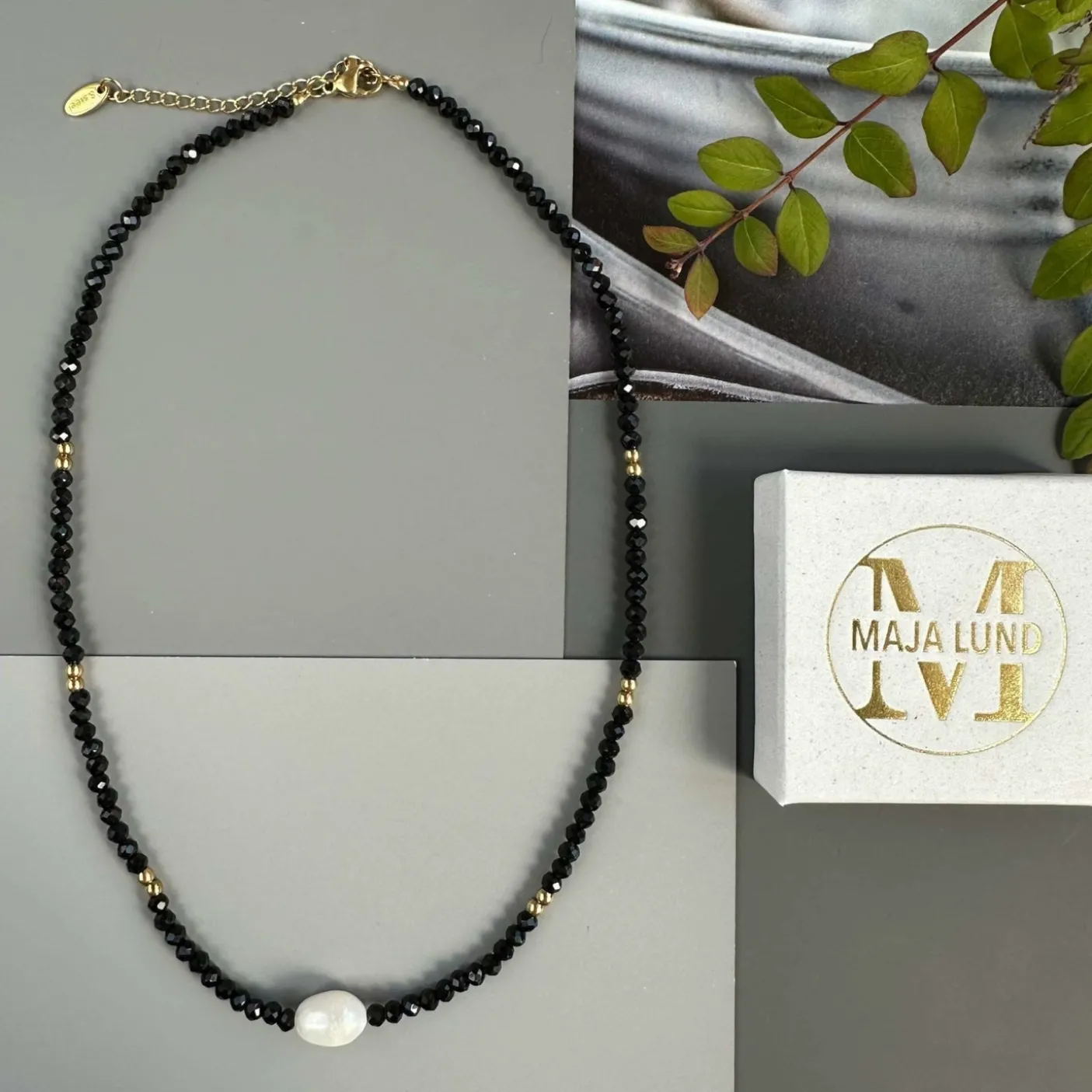 Halskæde Lina m. Ferskvandsperler