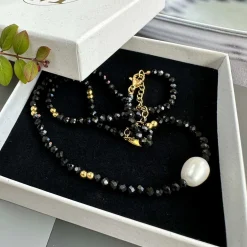 Halskæde Lina m. Ferskvandsperler