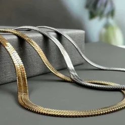 Halskæde Lulu - 18k forgyldt