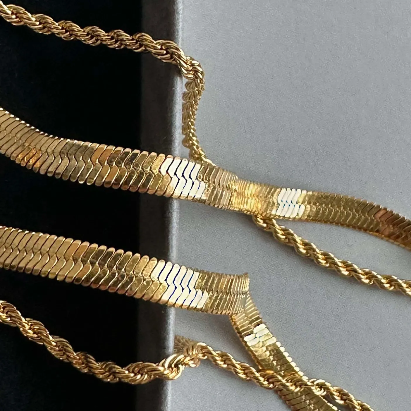 Halskæde Lykke 18k forgyldt