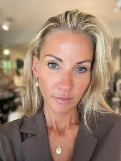 Halskæde Maria 18K forgyldt