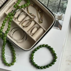 Halskæde Mary Emerald