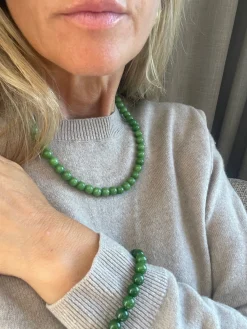 Halskæde Mary Emerald