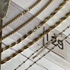 Halskæde Melissa 18k forgyldt