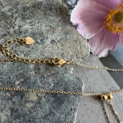 Halskæde Mindy forgyldt