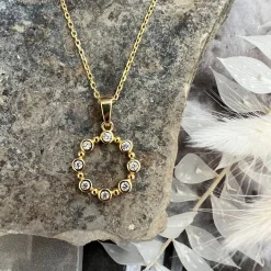 Halskæde Naja 18k forgyldt sterling sølv