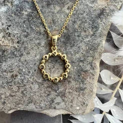 Halskæde Naja 18k forgyldt sterling sølv