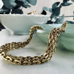 Halskæde Nelly forgyldt – Vandfast