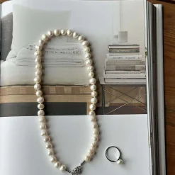 Halskæde NURI - Ægte Ferskvandsperler