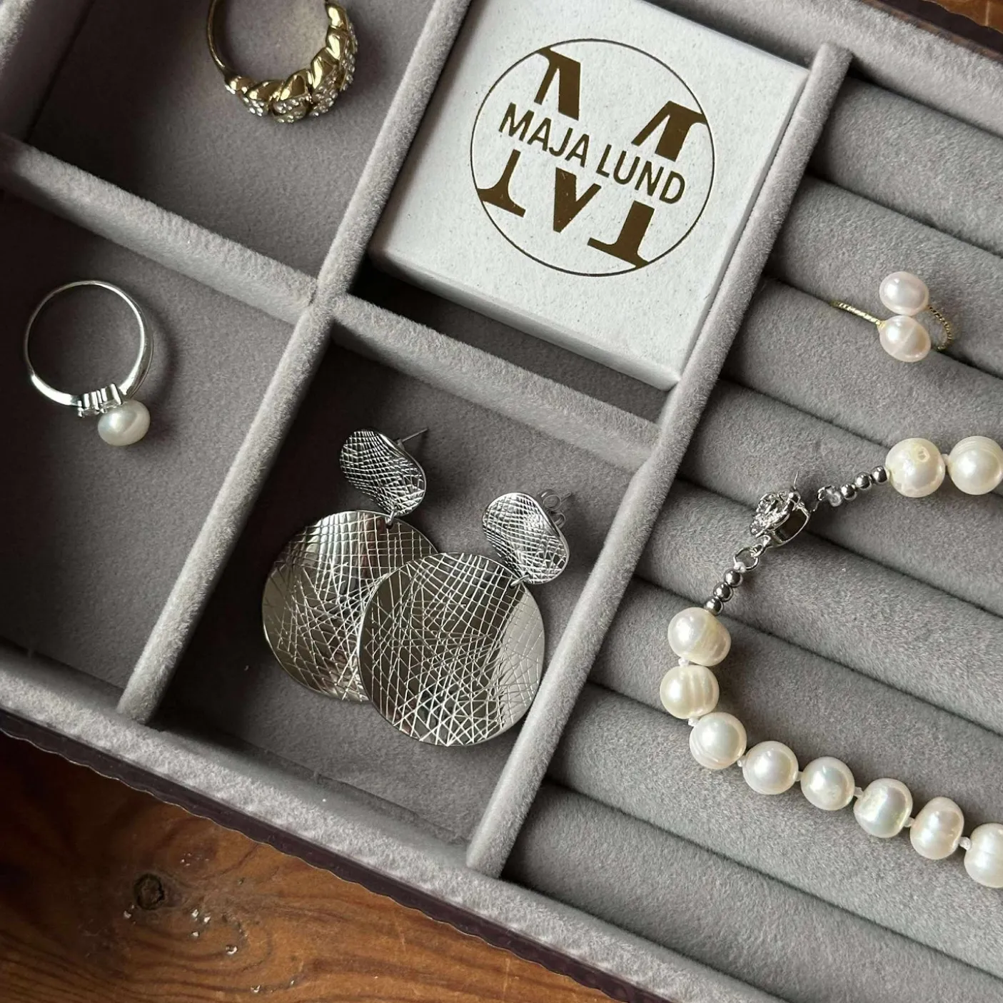 Halskæde NURI - Ægte Ferskvandsperler