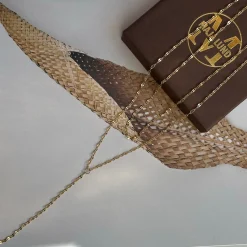 Halskæde Serafina forgyldt