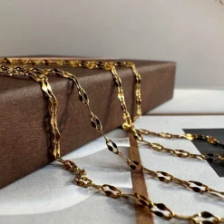 Halskæde Serafina forgyldt