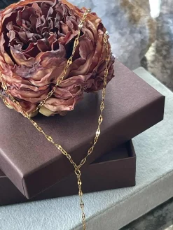 Halskæde Serafina forgyldt