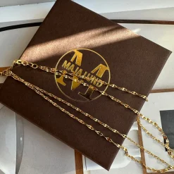 Halskæde Serafina forgyldt