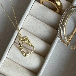 Halskæde Victoria 18K forgyldt sterling sølv