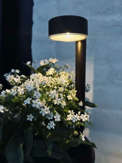 Havelampe Nancy med solar – Sæt med 4 stk.