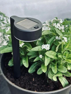 Havelampe Nancy med solar – Sæt med 4 stk.