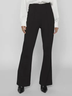 Højtaljede bukser - Black