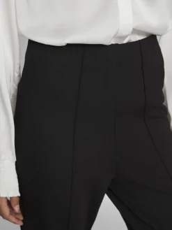 Højtaljede bukser - Black