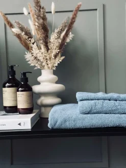 Håndklæde Blå - 30x50