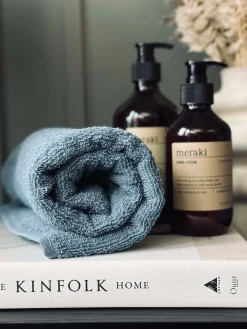 Håndklæde Blå - 30x50